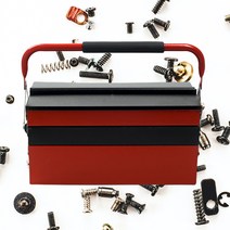 맥튠스 3단 공구 툴 박스 가정용 부품 상자 공구함