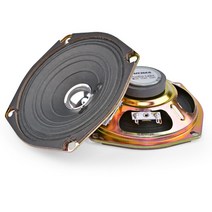 북셀프스피커 Aiyima 2pcs 5inch 8w 스피커 드라이버 4ohm 8ohm 오디오 전체 범위 스피커 5w 자기 스피커 열 diy 홈 시어터, 8옴