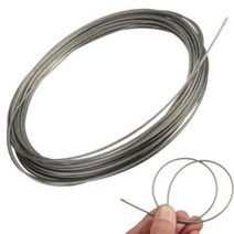 스텐 와이어로프 3.2MM 4MM 4.8MM 6MM 1M절단판매, 6MM(1M)