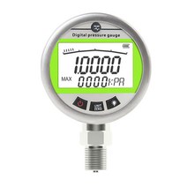 디지털 고정밀수압 압력게이지 유압 충격방지, 100 직경 기존 범위 0-10MPa