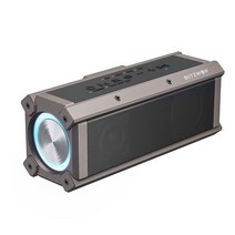 요즘 BlitzWolf BW-WA3 100W Wirelss 스피커 RGB 빛 휴대용 5000mAh 블루투스 호환 듀얼 다이어프램 깊은베, 01 Black, 01 Black
