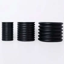 이중벽관 HDPE THP관 다중 1종 PE hdpe 이중벽 골판지 파이프 하수관 배수관 도시 공학 중공 벽, 08/DN500 검정 SN8, 200x4mm, 6m