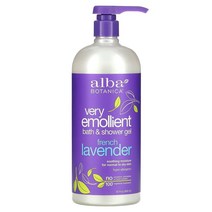 알바 보타니카 Alba Botanica Very Emollient 목욕 및 샤워 젤 프렌치 라벤더 946ml(32fl oz), 5개