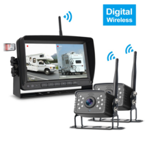 2.4GHz 세이프런 무선후방카메라+7인치모니터포함 세트상품 화물차용, 후방카메라 + 7인치 모니터 +128GB