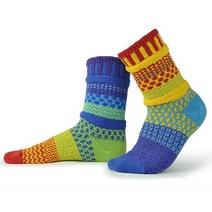 솔메이트 삭스 - Rainbow Crew Socks(짝짝이양말), Rainbow S
