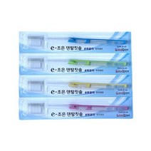 굿덴 e-조은 덴탈칫솔 고탄력 초미세모 레귤러 1개