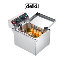 델키 전기 핫도그 튀김기 핫바 떡꼬치 미니포차 포장마차 업소용 9L DK-261
