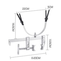 민물 낚시 받침틀 부속품 좌대 스탠드 발판 낚싯대 홀더 브리지 클립 성인 야외 바다 다리 뗏목 금속 조절 지원 미끄럼 방지 클러치, d 스피닝 릴, 4) D Spinning reel