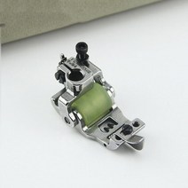 공업용 미싱 재봉틀 부품 오버록 롤러 노루발 커버 스티치 유니버셜 시루바 페가수스 사이즈 예비, 은, 은