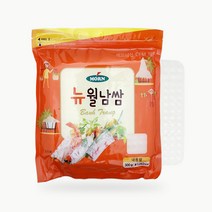 쫀득 잘 찢어지지 않는 쌀로 만든 퓨전쌈 몬 월남쌈 사각 라이스페이퍼16cm 300g