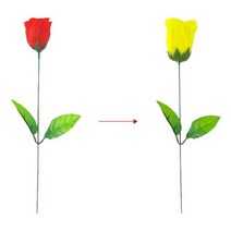 간단한 장미 색깔 변신 마술 도구 신기한 파티용품 마술장난감 Magic
