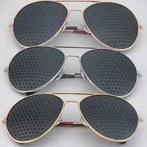 핀홀 안경 눈건강 눈운동 안구운동 눈 피로 개선 시력 강화 보호 관리 1번