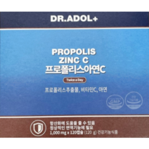닥터아돌 프로폴리스아연C, 120정, 7개, 120정