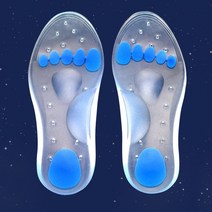 성인 발바닥 충격흡수 아킬레스건 보호 실리콘 깔창