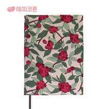 해피코튼 북커버 책커버 북케이스, 1개, 앵두꽃L