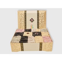 강릉 한과 실크선물세트(대) 3kg / 수제한과 찹쌀+멥쌀+참깨+흑임자+백년초+쑥+차좁쌀+콩+조청 사기막전통한과, 1개