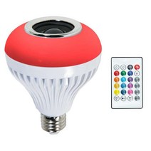 shangren E27 5W RGB 블루투스 스피커 음악 LED 스마트 전구, 94x120mm, 멀티, 금속 유리
