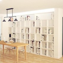 깊은책장 책장선반 틈새책꽂이 더크린 DIY 1 9 6K 오픈 공간분리 서재장, 그레이