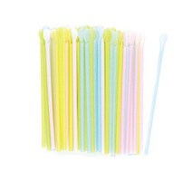 색빨대/스푼/0.8cm/약350개, 단품, 단품