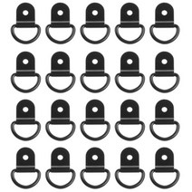 Y4AB 20Pcs D 링 볼트 픽업 침대화물 넥타이 앵커 스트랩 후크 클립104961