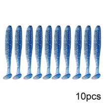 QXO 10 개/몫 소프트 미끼 실리콘 7cm 2g 낚시 바다 Pva Swimbait Wobblers 인공 태클에 대 한 상품, [03] 10 CM, [01] A