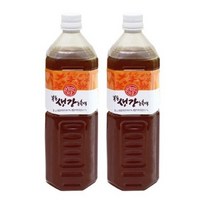 봉동 생강 농축액1L(1.3kg) 2병 즙 청 차 엑기스, 1L, 16개