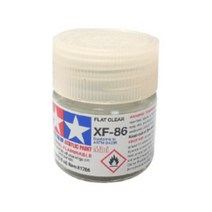 (81786) 타미야 아크릴 도료 XF-86 플랫 클리어 무광 10ml