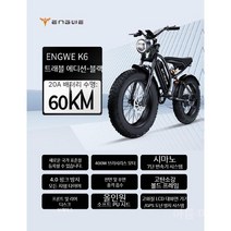 오프로드산악 자전거 가변변속7단 흡수 20인치 패달가능 바퀴4.0 고출력 배터리 전동자전거, 0Ah, G-터입