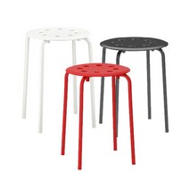 이케아 MARIUS 마리우스 스툴 의자 45cm, 화이트