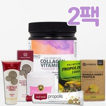 Inno Health 이노 헬스 저분자 콜라겐 펩타이드 비타민C 분말스틱 30포 2팩, 치약+ 라놀린 비누