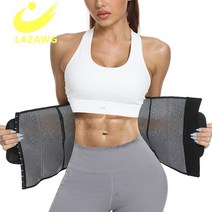 헬창선물 리프팅벨트 여자헬스벨트 중량벨트 lazawg 땀 밴드 허리 트레이너 여성 슬리밍 체중 감소 허리 트리머 weightlifting bodi shaper 벨리 버너 땀, xxxl, 회색 9191