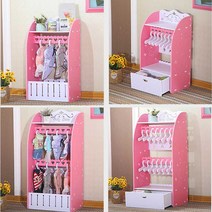 강아지 고양이 옷장 반려견 용품 산책 옷 정리 옷걸이, 그린 + 더블  + 행거 16개 불독