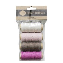 세기텍스타일 0.8mm 25yard 햄프끈 4개입 세트 (13color), 23m, No.9