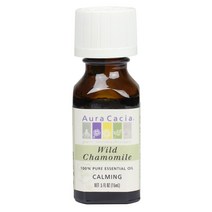 Aura Cacia 100% 퓨어 에센셜 오일 카밍 와일드 캐모마일, 15ml, 1개