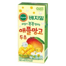 베지밀 애플망고 두유 190ml x 24팩, 24개