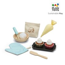 플랜토이즈 원목장난감 주방놀이 컵케이크세트 3626