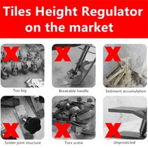 건설자재 건설현장 건설기계 수동 타일 로케이터 벽 높이 조절기 조정 포지셔너 레벨러 세라믹 미세 상승, 한개옵션0