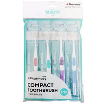 오죤플러스 콤팩트칫솔 4개입, 1, 본상품선택, 상세페이지 참조