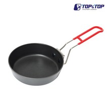 [탑앤탑] 캠핑 에그팬 2.5(레드) (T070704) - 국내제작/테프론코팅/원터치폴딩, 단품, 단품