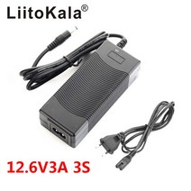 36v충전기 어댑터 전동 퀵보드충전기 LiitoKala 12V 24V 36V 48V 60V 2A 33 6S 7S 10S 13S 16S 18650 배터리 팩 충전기 DC 5.5 2, 03 12.6V3A