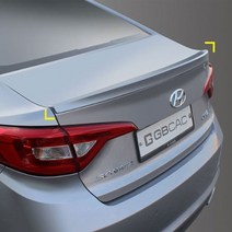 LF소나타 리어스포일러 3컬러 차량용 외관튜닝용품 에어댐 루프스일러 레이범퍼 리어윙 레터링엠블럼 리어스일러 사이드가니쉬 바디킷 자동차스일러 자동차엠블럼 W7B068B, 플래티넘 실버, 기아