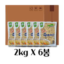 십장생 송학 감자수제비 1박스(2kgx6봉), 2kg, 1개
