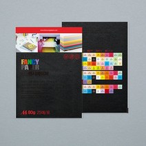 두성 OA팬시페이퍼A4 P25 검정색 80g 25매x20팩 abc0260*336858803Gw, 본상품선택