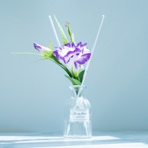 리시안셔스 플라워 꽃 인테리어 디퓨저 생일 집들이 선물 대용량 500ml 실내방향제, 옐로우, 코튼블라썸