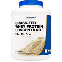 뉴트리코스트 그레스페드 웨이프로틴 컨센트레이트 무맛, 1개, 5lb