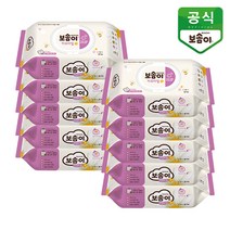 보솜이 아기물티슈 카모마일 프리미엄 캡형 70매, 10팩
