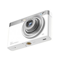 학생 디지털 4K 교정 입문 DSRL 5000 DSLR카메라, T03-실버화이트(스탠다드32G 카드)렌즈, C01-공식 스탠다드