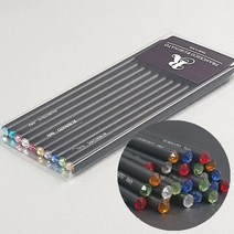 이탈리아산 FRANCESCO RUBINATO crystal 연필 10본set 문구반점 34001EA, 본상품선택, 본상품선택