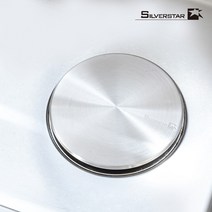 실버스타 올스텐304 싱크대 배수구 커버 덮개, 1개, 1개
