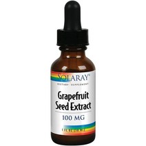 미국직구 솔라레이 자몽씨 추출물 100mg 한 와 무향 액체 GSE 비건 100인분 1플로 오즈, 수량, 상세참조